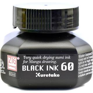 Cartoonist Black Ink 60 black, ZIG CNCE104-6