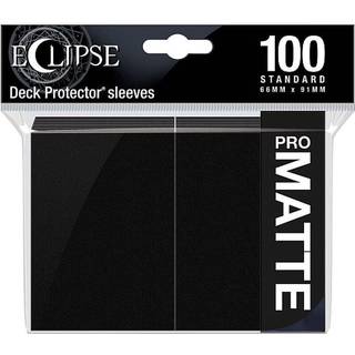 Eclipse Matte Standard Sleeves: Jet Black (100 Sleeves)