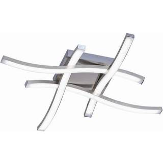 Design firkantet loftslampe stål inkl. LED - Onda