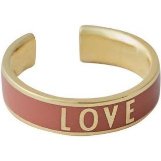 Design Letters Candy Ring Love, Ash Lyserød