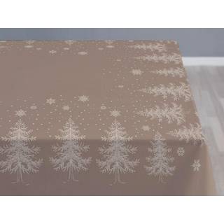Damaskdug fra SØDAHL - WINTERLAND TAUPE 150x320 cm.