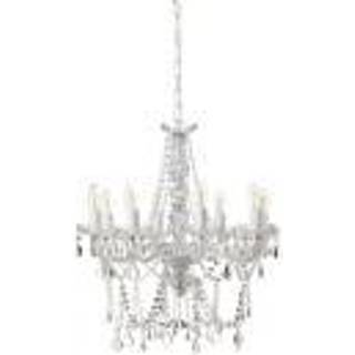 Imperial 8 lysekrone - Hvid / Glasprismer - Nielsen Light
