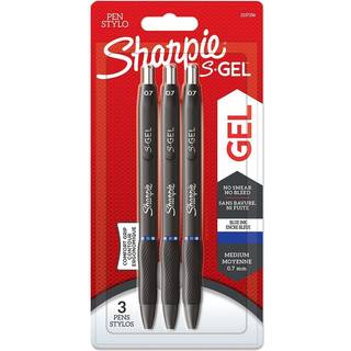 Sharpie S-Gel | Gelpenne | Medium spids (0,7 mm) | Blåt blæk | 3 styk