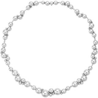 MOONLIGHT GRAPES halskæde (str. S), Georg Jensen, Oxideret sterlingsølv