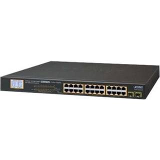 PLANET GSW-2620VHP netværksswitch Ikke administreret Gigabit Ethernet (10/100/1000) Strøm over Ethernet (PoE) 1U Blå