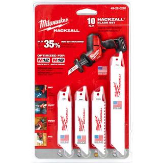 Bajonetsavblade, mappe m/10 stk ass.