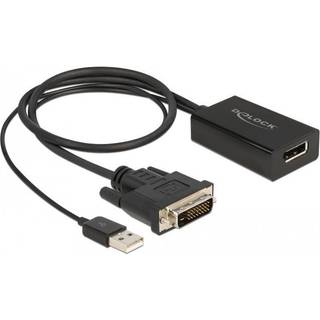 Delock DVI han til Displayport hun adapter kabel - 50 cm