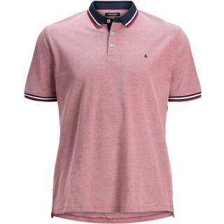 Plus Size Ensfarvet Polo