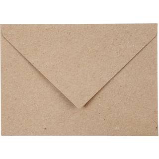 Elegant Kvistkuvert 11,5x16 cm - 50 stk. Naturpapir
