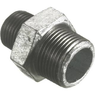 Brystnippel galvaniseret 1/2" x 3/8"