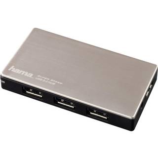 HAMA USB 3.0 hub 1: 4, med opladningsfunktion