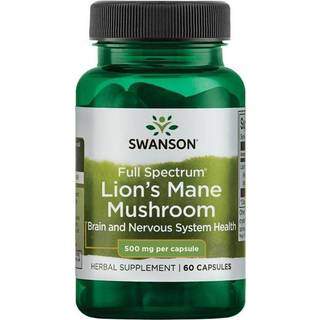 Fuldspektrum Løvemanke Svampe, 500 mg - 60 kapsler