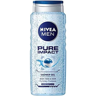 NIVEA MEN Pure Impact Kropsvask til mænd 500 ml - 500 ml