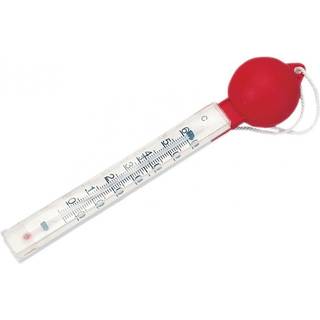 Badetermometer i plast, med flydende orange bold, -5 °C til +60 °C