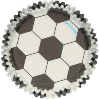 Fodbold Muffinsforme - 48 stk, FunCakes