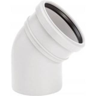 Uponor Decibel bøjning 50 mm 45° med 1 muffe