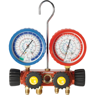 Rothenberger 4-vejs analog manometer