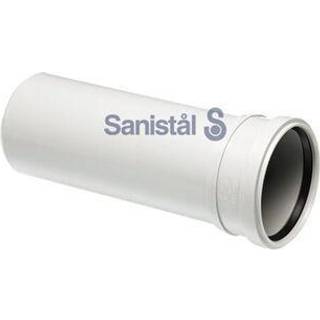 Uponor Decibel afløbsrør med muffe 160 mm 1m