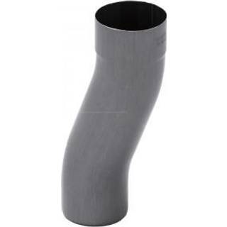 VMZINC Quartz dobbeltbøjning med Ø76 mm nedløb
