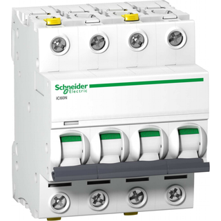 Schneider Automatsikring IC60N 4P 63A D