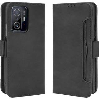 Wallet Stand Flip Phone Case til Xiaomi 11T Pro/11T - Sort