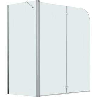 foldbar brusevæg 120x68x130 cm sikkerhedsglas