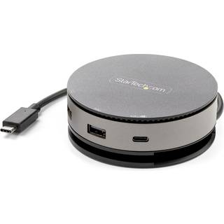 StarTech.com USB C Multiport Adapter - USB Type-C 10Gbps Mini Dock 4K 60Hz HDMI/DisplayPort/1080p VGA - 75W PD Passthrough USB Hub & GbE (DKT31CHDVCM) - docking station - USB-C 3.1 Gen 2 - VGA HDMI DP