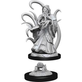 Wizkids Dungeons and Dragons Nolzurs fantastiske Alhoon og Intellect Devourer umalede miniatyrer