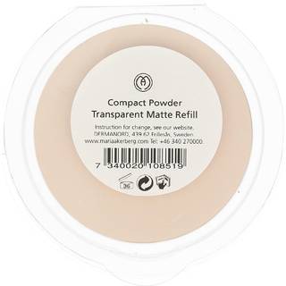 Maria Åkerberg Compact Powder Refill Magnetic Transparent Matte