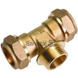 Kompressions tee 22-1/2-22mm