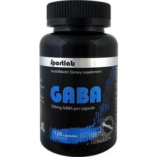 GABA 500 mg, 120 kapsler, Sportlab
