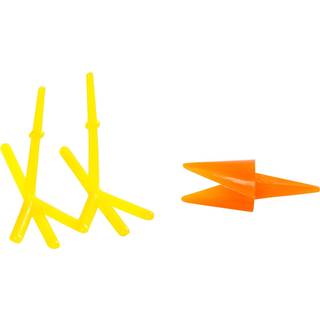 Kreative Kyllingenæb og -fødder, 8 sæt, orange/gul