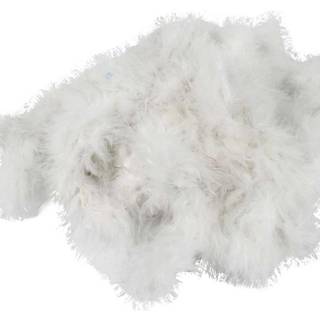 Hvid Fjerboa 10m - Elegant til Fest og Dekoration
