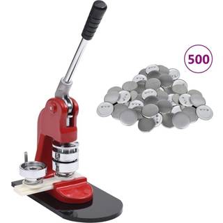 badgemaskine med 500 badges 44 mm