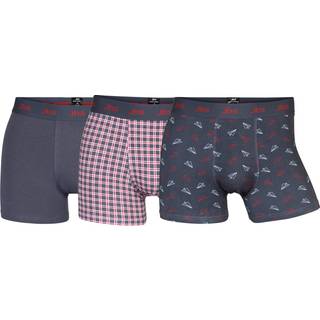 JBS 3-pak Organic Cotton Boxer Tights - Navy/Red - X-Large * Kampagne *