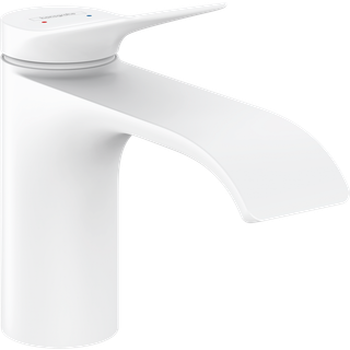 hansgrohe Vivenis 80 håndvaskarmatur med bundventil, mat hvid
