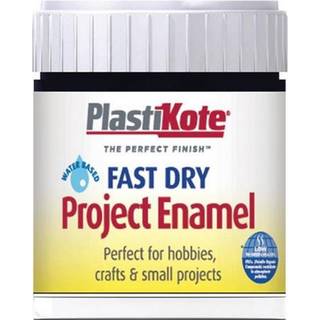 Plasti-Kote PKTB2W Hurtigtørrende Emaljemaling B2 Flaske Sort Mat 59ml