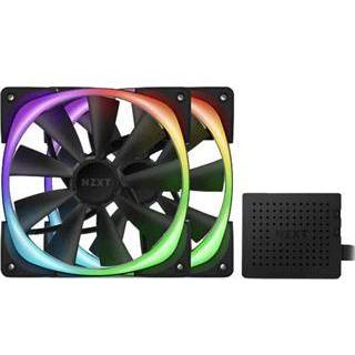 NZXT Aer RGB 2 - 140mm Twin Starter Pack Black