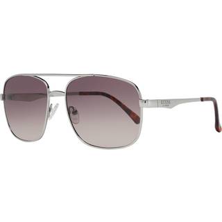 Guess GF0211 10F 58 Solbriller Mænd Silver - Silver - 58mm