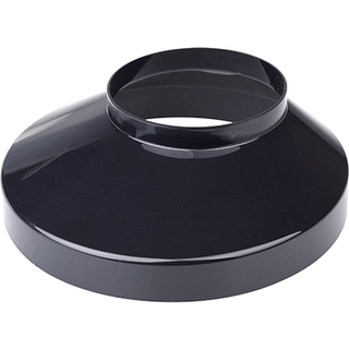 Plastmo brøndkrave, PVC, sort, Ø150 mm - Ø75 mm