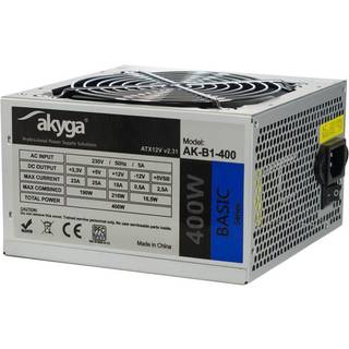Akyga Basic Series Strømforsyning - 400 Watt - 120 mm - ATX 2.31 - 80 Plus