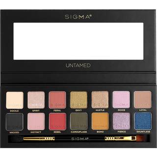 Sigma Beauty Untamed Eyeshadow Palette Øjenskygge palette med spejl og applikator 19,32 g - 19.32 g