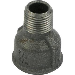 Spidsmuffe 1/2-3/8'' sort