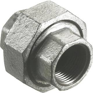 Galvaniseret union 3/4" - muffe/muffe