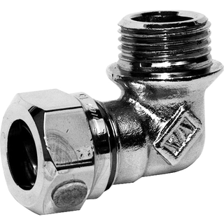 Vatette FG035043520 Overgangsvinkel 90°, forkromet, udvendigt gevind 12mm x G15