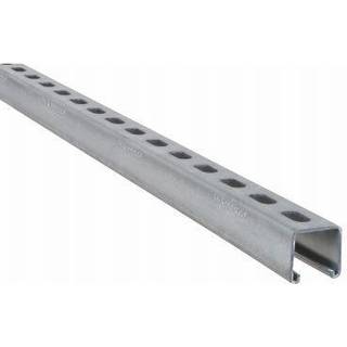 Walraven RapidStrut montageskinne 41x21x2,5mm. Lgd. A 6 mtr. BUP. Med savtakkede tænder