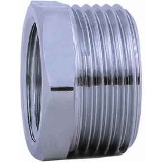 Nippelmuffe forkromet 3/4" x 1/2"