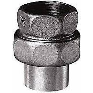 lodde union 1/2'' - 15 mm. Med en rørgevindmuffe og en loddemuffe