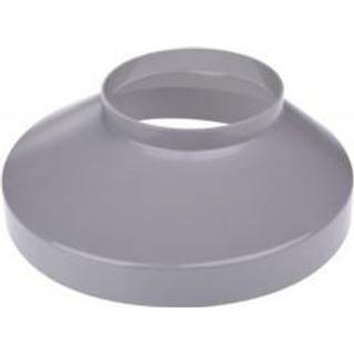 Plastmo brøndkrave, PVC, grå, Ø130 mm - Ø75 mm