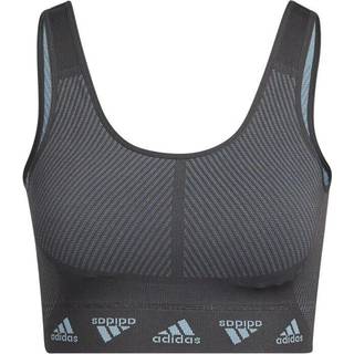 adidas Aeroknit Sports Bras Women - Dark Grey, Size XS - dark_grey